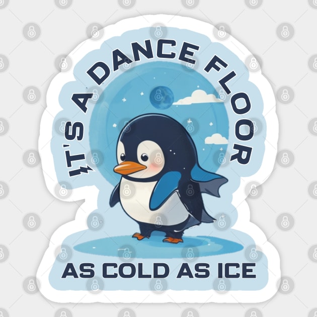 cute penguin Sticker by AOAOCreation